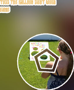 Balloon toss game