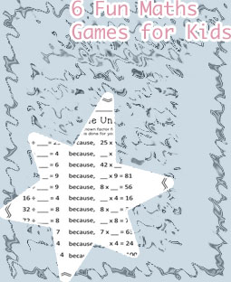 Maths games for 6th class